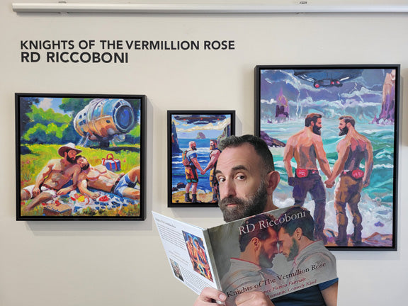 Knights Of The Vermillion Rose. A graphic novel. An Adult Science Fiction Fairy Tale Picture book By Riccoboni