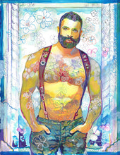 Load image into Gallery viewer, Commission an Original Painting Flower Bear Portrait