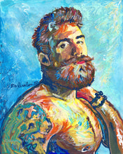 Load image into Gallery viewer, Commission an Original RD Riccoboni Bear Portrait In The Painterly Style