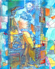 Load image into Gallery viewer, Art Commission an Original Beartropolis Portrait In The Geometric Style