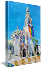 Load image into Gallery viewer, Progress Rising LGBTQ Pride in Balboa Park San Diego Painting by RD Riccoboni