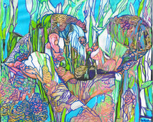 Load image into Gallery viewer, Art Commission an Original Beartropolis Portrait In The Geometric Style