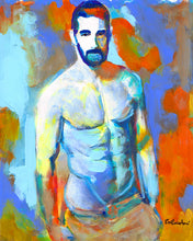 Load image into Gallery viewer, Commission an Original RD Riccoboni Bear Portrait In The Painterly Style