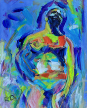 Load image into Gallery viewer, Bear Ascending Runway At Tea Dance - Mixed Media painting by Riccoboni