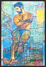 Load image into Gallery viewer, Art Commission an Original Beartropolis Portrait In The Geometric Style