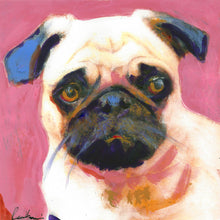 Load image into Gallery viewer, Pug Dog Pinkie – Pet Portrait by RD Riccoboni