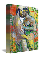 Load image into Gallery viewer, Flower Bear Heaven - Beefcake Flower Bear Style signed painting print