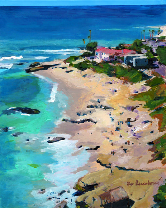 Wind N Sea Beach La Jolla San Diego fine art print by RD Riccoboni