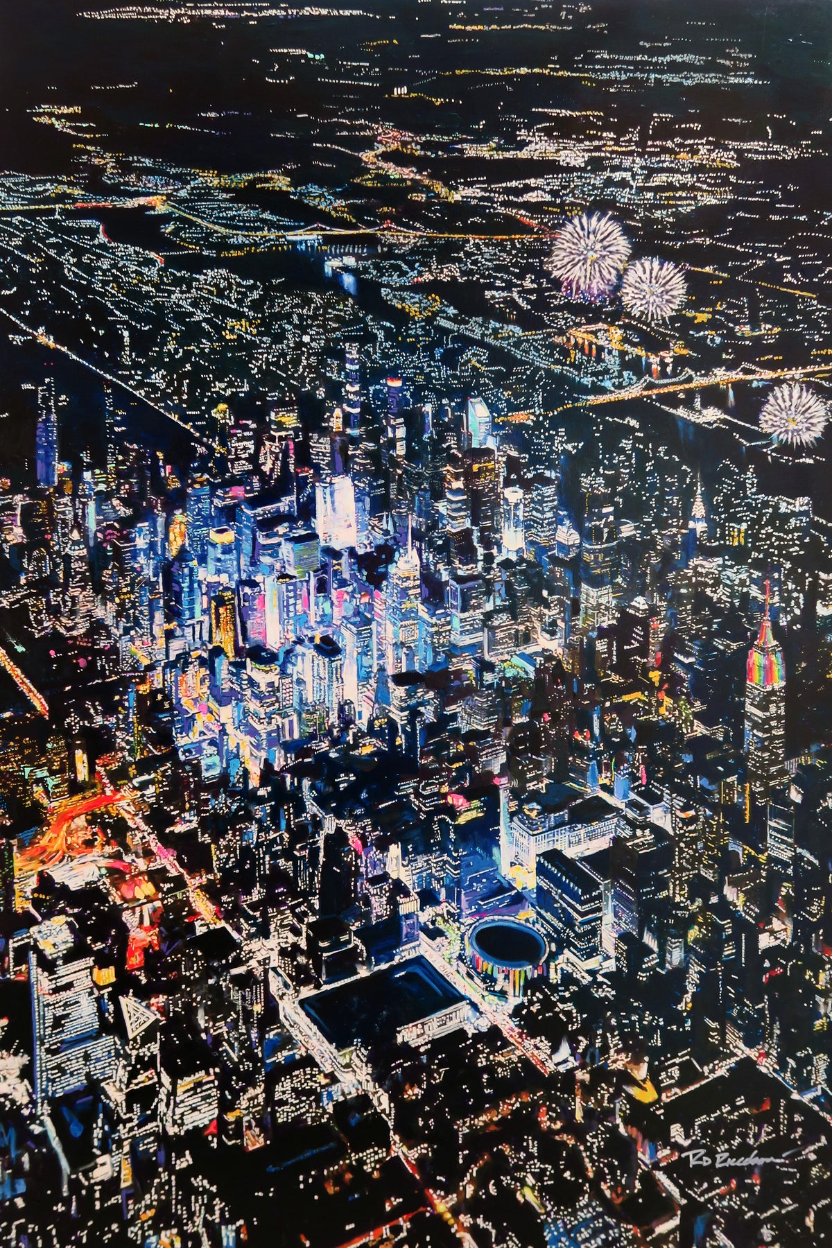 Celebrations – Above New York City | Limited Edition Canvas by RD Riccoboni