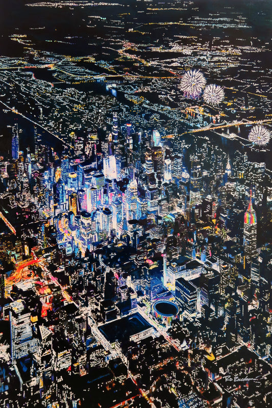 Celebrations – Above New York City | Limited Edition Canvas by RD Riccoboni