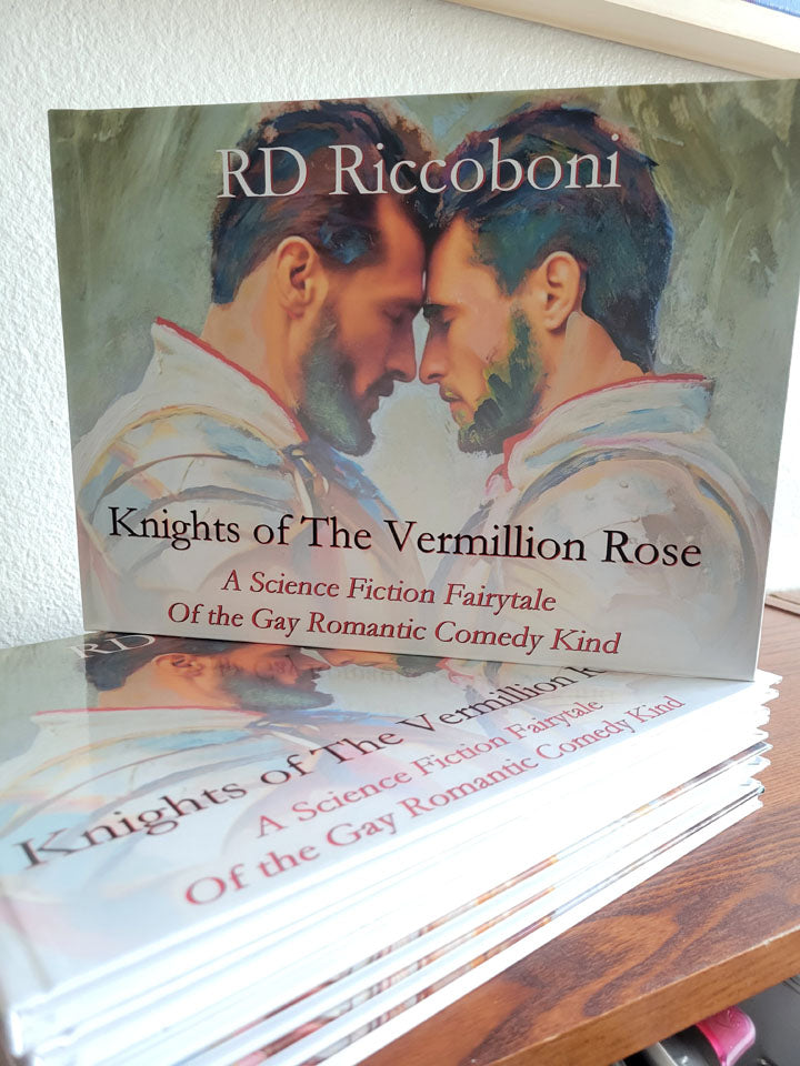 Knights Of The Vermillion Rose graphic novel. An Adult Science Fiction Fairy Tale Picture book By Riccoboni