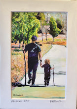 Load image into Gallery viewer, Fathers Day signed painting print by Riccoboni
