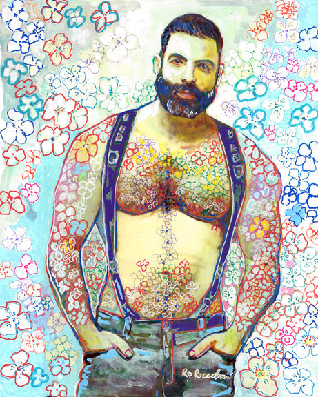 Song of Winter – Flower Bear Self-Portrait | Signed Art Print by RD Riccoboni