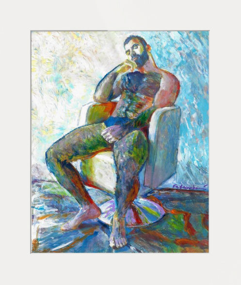 Urban Gorilla - I Dream't Of You Last Night. Beefcake Style signed painting print