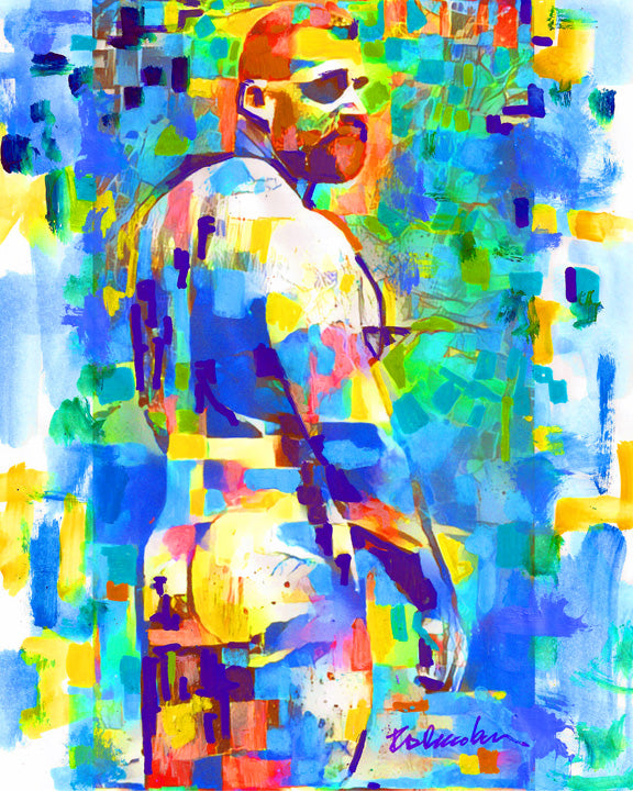 Back It Up Jack – Beefcake Signed Art Print by RD Riccoboni