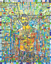 Load image into Gallery viewer, Art Commission an Original Beartropolis Portrait In The Geometric Style
