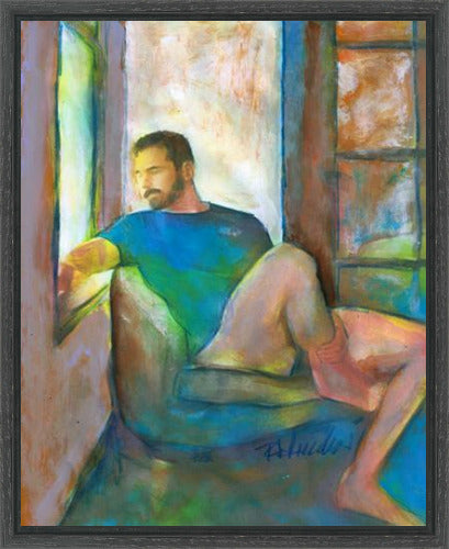 Room With A View - Beefcake Painterly Style painting or artist print