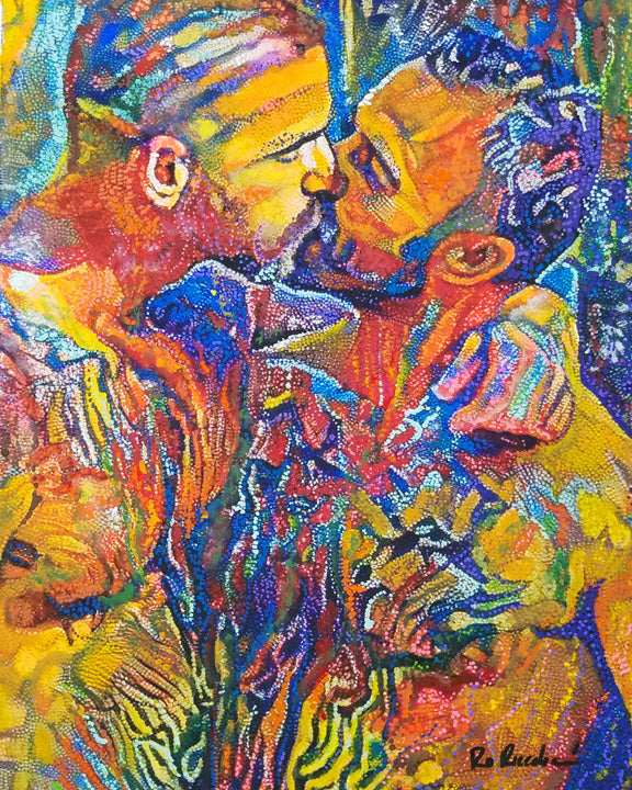 Mermaid Underground signed mythical style artist painting print