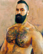 Load image into Gallery viewer, Commission an Original RD Riccoboni Bear Portrait In The Painterly Style
