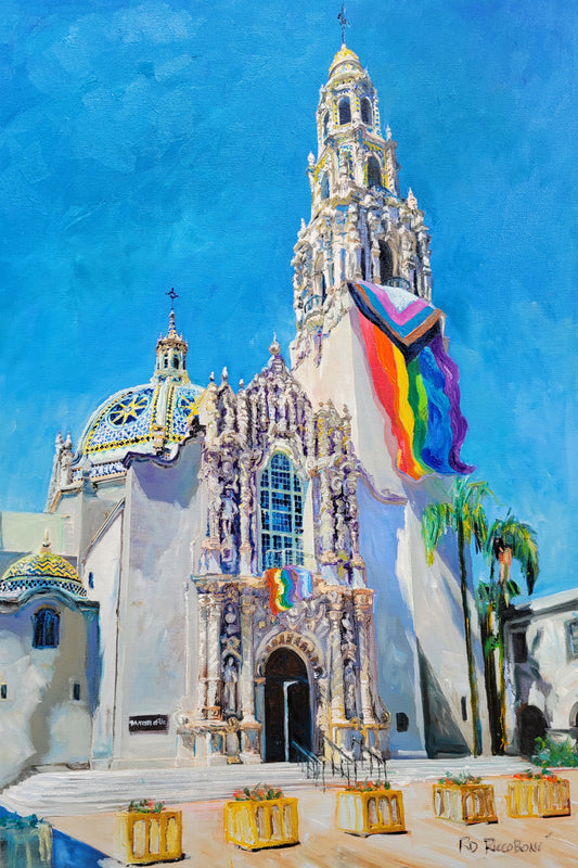 Progress Rising – LGBTQ+ Pride in Balboa Park San Diego | Signed Art Print by RD Riccoboni