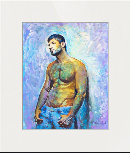 Time Is All We Have - Beefcake Style signed painting print